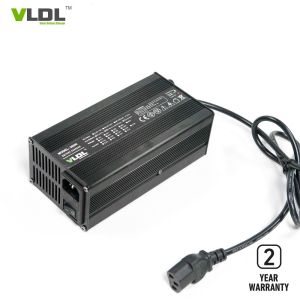 MCU Controlled 12V 15A Lithium Battery Charger Aluminum Enclosure