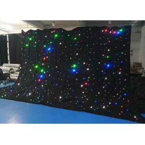 Flexible LED Star Cloth 2x3m RGBW DMX Function Led Mesh Curtain Star Ceiling