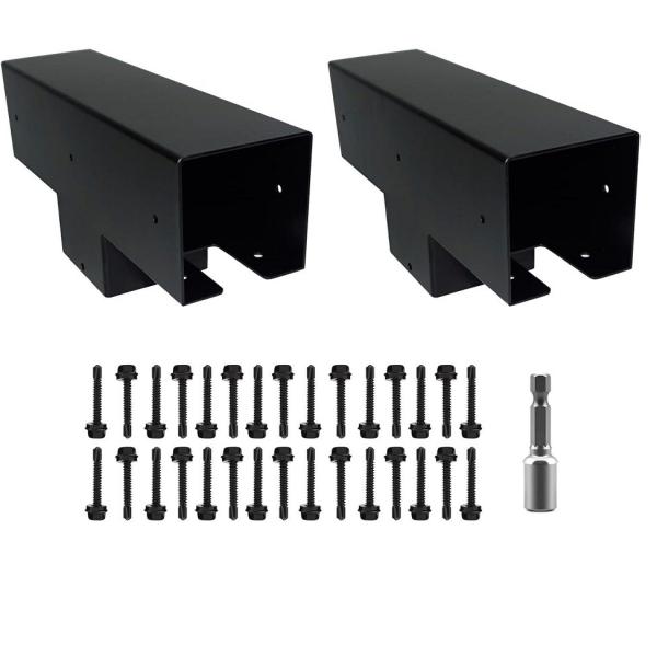 Quality Customizable DIY Pergola Wood Stand Kit with 3-Way T-Angle Corner Brackets and Screws wholesale