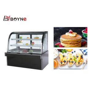 Fan Cooling R134A Refrigerated Pastry Display Case with Marble Base