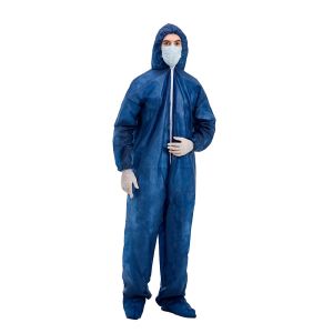 Cheap Waterproof Disposable Protective Coverall 50gsm For Laboratorial for sale