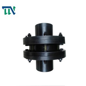 Flexible Double Flange Shaft Coupling Pump Plum Shaped Elastic Jaw LMS 8