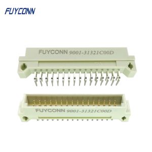 2 Rows Euro DIN41612 Connector 20pin 32pin 50pin 64pin Right Angle PCB Male