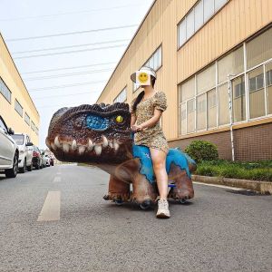 Animatronic Dinosaur Ride Coin Operated for Theme Park and Jurassic World