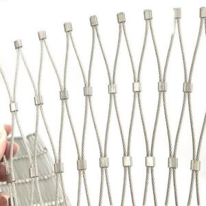 China Stainless Steel Wire Rope Mesh SS304/316 for Zoo Safety Fencing on sale