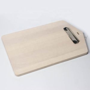 Pine Wood A4 double-sided writing board with clip Paperboard Clipboard Basics