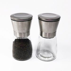 Manual 180ml 252g 132mm Pepper Spice Salt Grinders