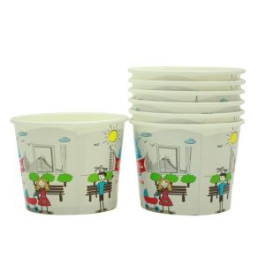 12 Oz Eco Friendly Ice Cream Cups Paper Ice Cream Bowls With Printed