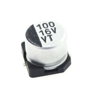 Hot selling aluminum electrolytic capacitor 16v100uf 6.3*5.4mm SMD 100uf 16v