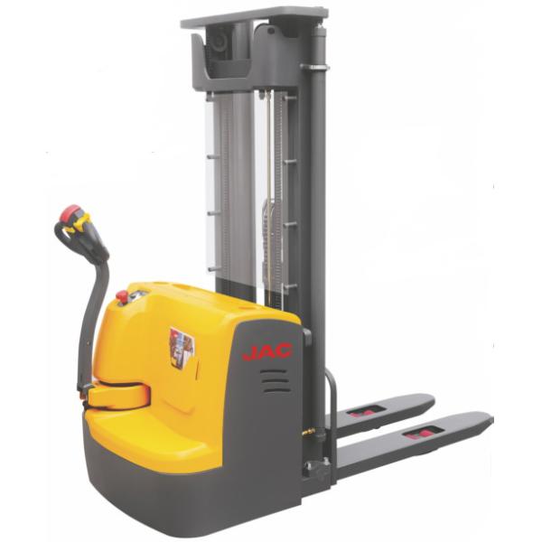 Quality Electric Lead Acid Powerful battery AC Pedestrian Stacker Forklift , Warehouse Indoor Walk  Pallet Stacker Forklift wholesale