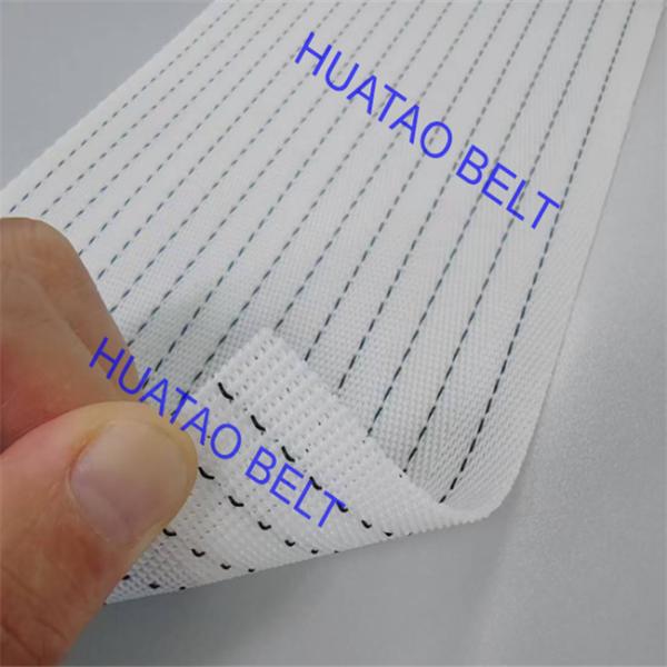 Polyester White Color Steam Pre Heater Belt For Wood Panel Manufacturing