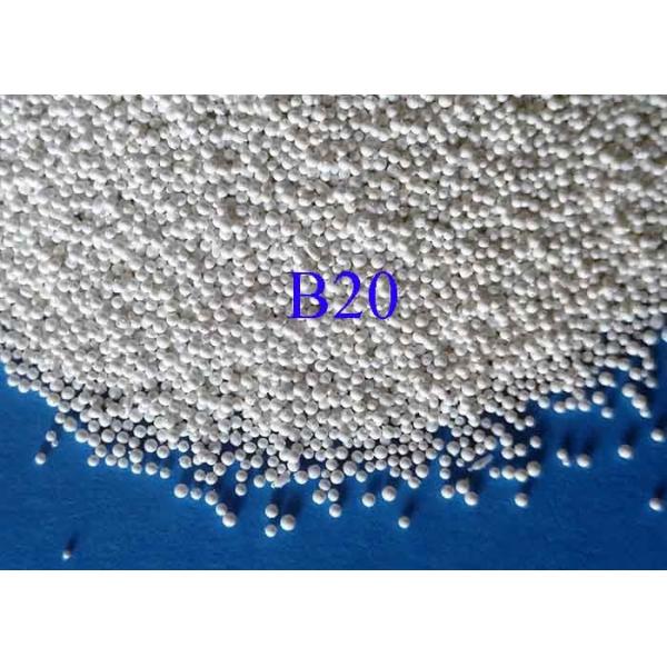 High Strength Ceramic Microbeads , Metal Surface Cleaning B20 Zirconia Blasting