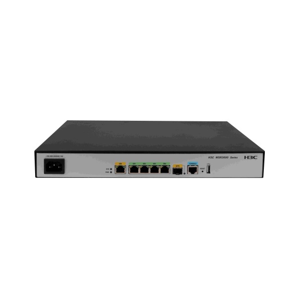 High-Performance Multi-Service Router H3C RT-MSR2600-6-X1 For Secure & Scalable