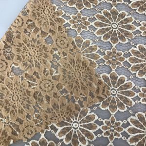 Skin friendly 150cm Red Bridal Lace Fabric Lace Netting Fabric