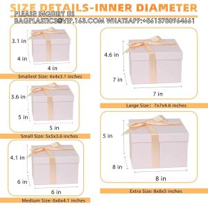 X-Large Gift Boxes With Lids, Extra Large Shirt Boxes Robe Boxes For Christmas