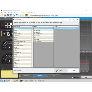 Dimsport Car ECU Turning RAPID Management Software