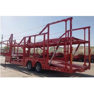 Jost E100 Landing Gear 2 Axles Car Carrier Car Hauler Transport Semi Trailer for