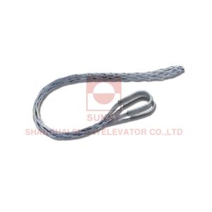 Cable Pulling Mesh Grips Elevator Spare Parts Compensation Chain With Eyes