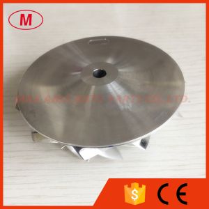 T04E 57.04/76.13mm 11+0 blades turbocharger milling/aluminum 2618/billet
