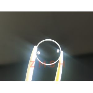 Customized Size Sapphire Optical Window 2mm Thickness With Hole