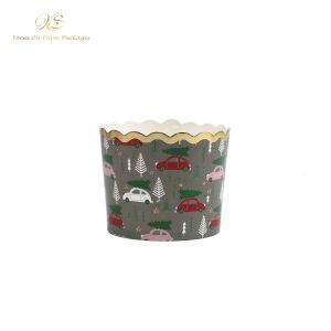 Food Grade 5 Oz Greaseproof Large Muffin Paper Cups