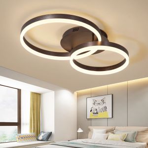 Drop Black ceiling light panels Ring Ceiling lamp For indoor home Lighting (WH