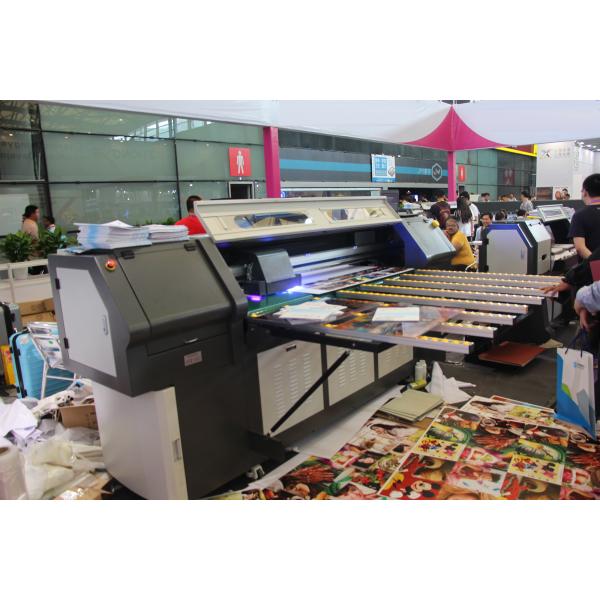 Quality Leather / PVC Automatic Roll to Roll UV Printer with Double LED Lamps wholesale