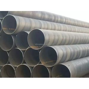 API 5L X60 X70 ASTM A252 Spiral Welded Tube SSAW Carbon Steel Pipe