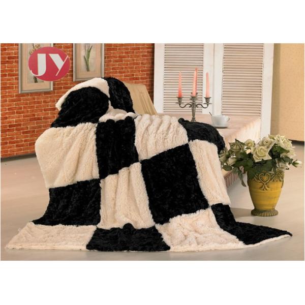 Quality Polyester Plush Fur Blanket Personalized Soft Touch Patchwork Keep Warm wholesale