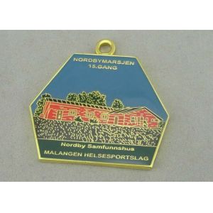 China 3D Carnival Zinc Alloy Medal With Soft enamel Antique Brass Plating on sale