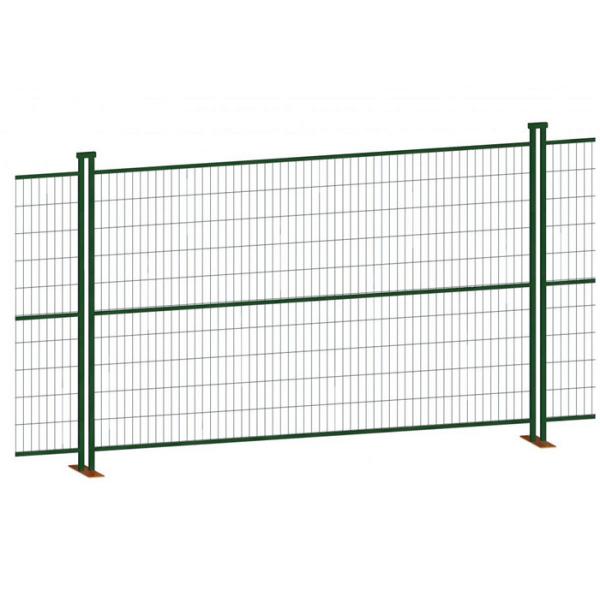 Quality 2.9 M Canada Temporary Mesh Fencing Black PVC Coated Construction Fence wholesale