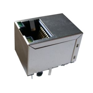 Network 1500 Vmrs RJ45 Modular Jack Side Entry With LEDs XMV-J1N521ZJE