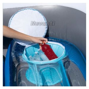6-Person Water Party Island Drift Boat Customized PVC Float Inflatable Bay