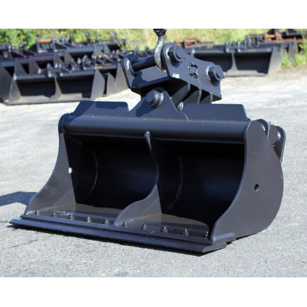 Construction Mini Digger Tilt Bucket , Micro Excavator Buckets For 1 Ton 3 Ton