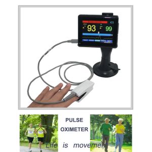 Cheap Home Table Fingertip Pulse Oximeter with Alarm 320 * 240 Resolution for sale