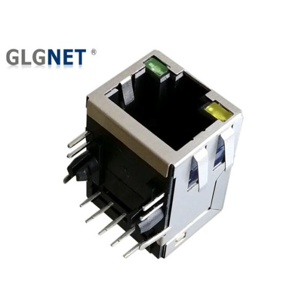 Quality Black Shielded RJ45 Magnetic Modular Jack  1 X 1 Single Port For IP Cameras wholesale