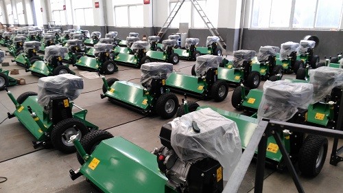 Mateng 13hp engine towable flail mower