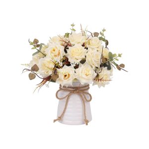 BSCI 100% Handmade Artificial Silk Flowers Centerpieces For Dining Table