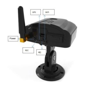 ADAS DSM BSD 4G WIFI AI MDVR Driver Fatigue Detection Mobile Car Mini DVR 3CH