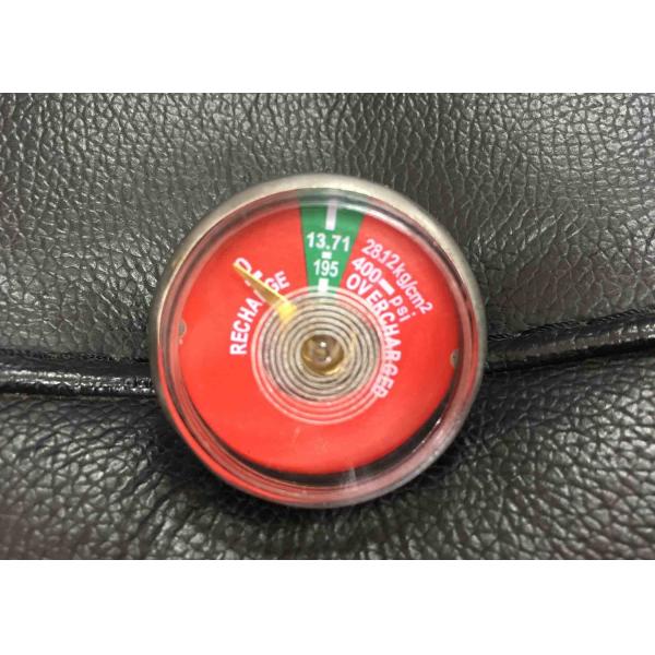 Easy Use Small Fire Extinguisher Parts , JQ0802 Pressure Gauge For Fire
