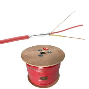 2x1.5mm2 Shielded BC Bare Copper FPL FPLR Cable for Fire Alarm and Communication