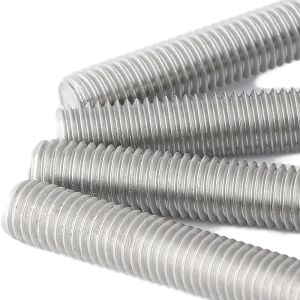 Stainless Steel 304 Threaded Rod Ends Stud Bolts in All Sizes with DIN938 and