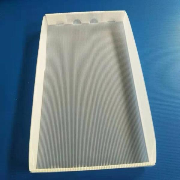 Polypropylene Corrugated Plastic Crates White Hollow Sheet Tray Archival