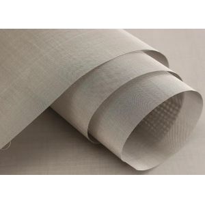 Twilled Weave Stainless Steel Wire Cloth Efficient Filtration Count 2-600