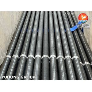 Embedded G Fin Tube , Carbon Steel ASTM A179 With ASTM B209 Al 1050 For Cooling