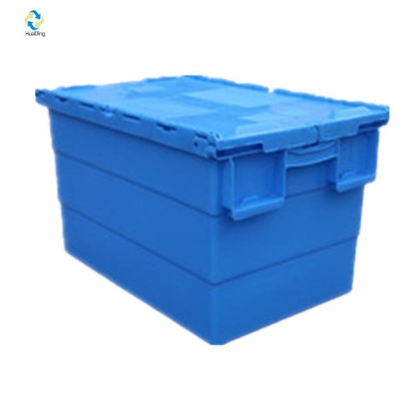Quality Foldable plastic box storage container stackable and nestable storage bin wholesale