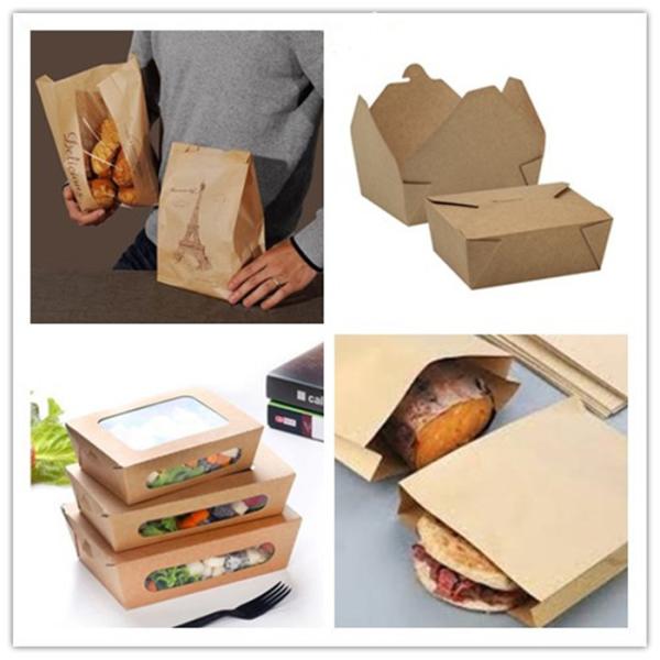 Recyclable Food Grade Brown Kraft Paper For Food Packing Recyclable Food Grade Brown Kraft Paper Roll For Food Packing
