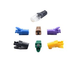High-Performance CAT6 Modular Plugs - 50U Gold, Fluke Pass, Transparent & Tangle