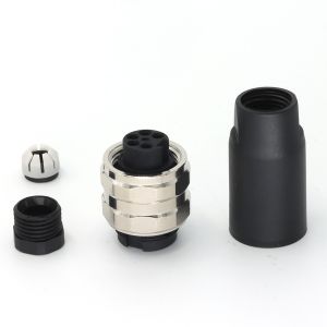 7/8" Connector Field-wireable Assembly Connectors 4 Pin Female 7/8"-16UN