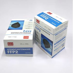 Disposable Face Mask Respirator FFP2 , Certification Of CE 0370 , PPE Regulation (EU) 2016/425, Particles Filtering Mask